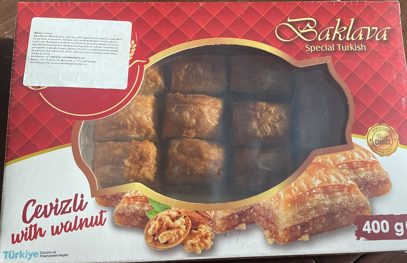 Baclava produsă în Turcia 400g