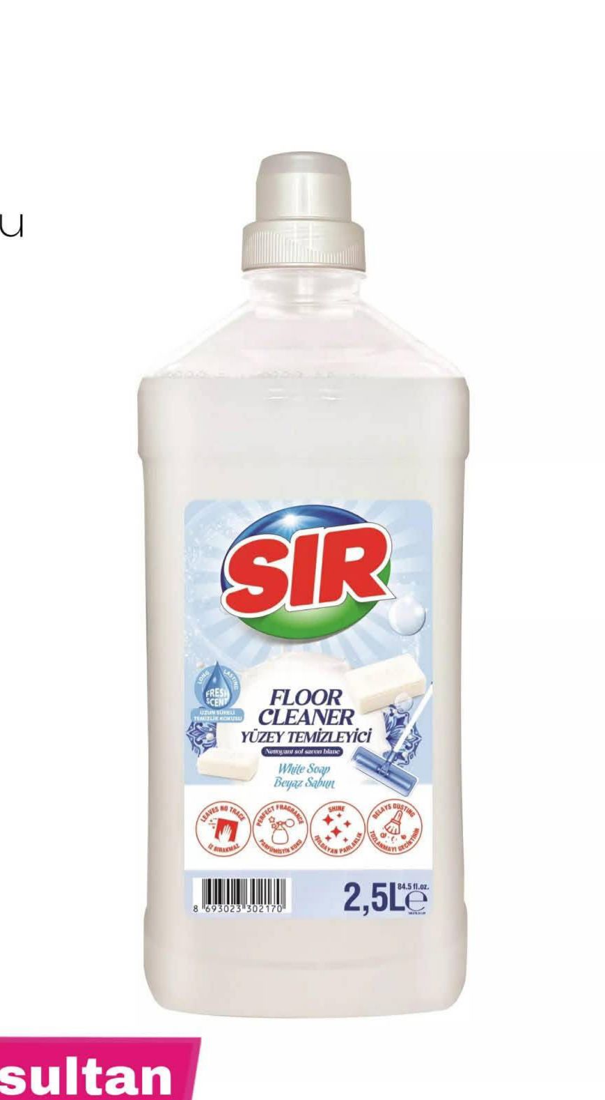 Sır detergent pentru suprafețe 2,5L