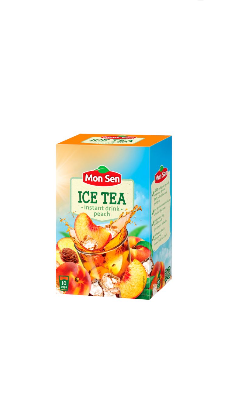 Mon Sen – Ice Tea instant Piersică și Hibiscus 18g