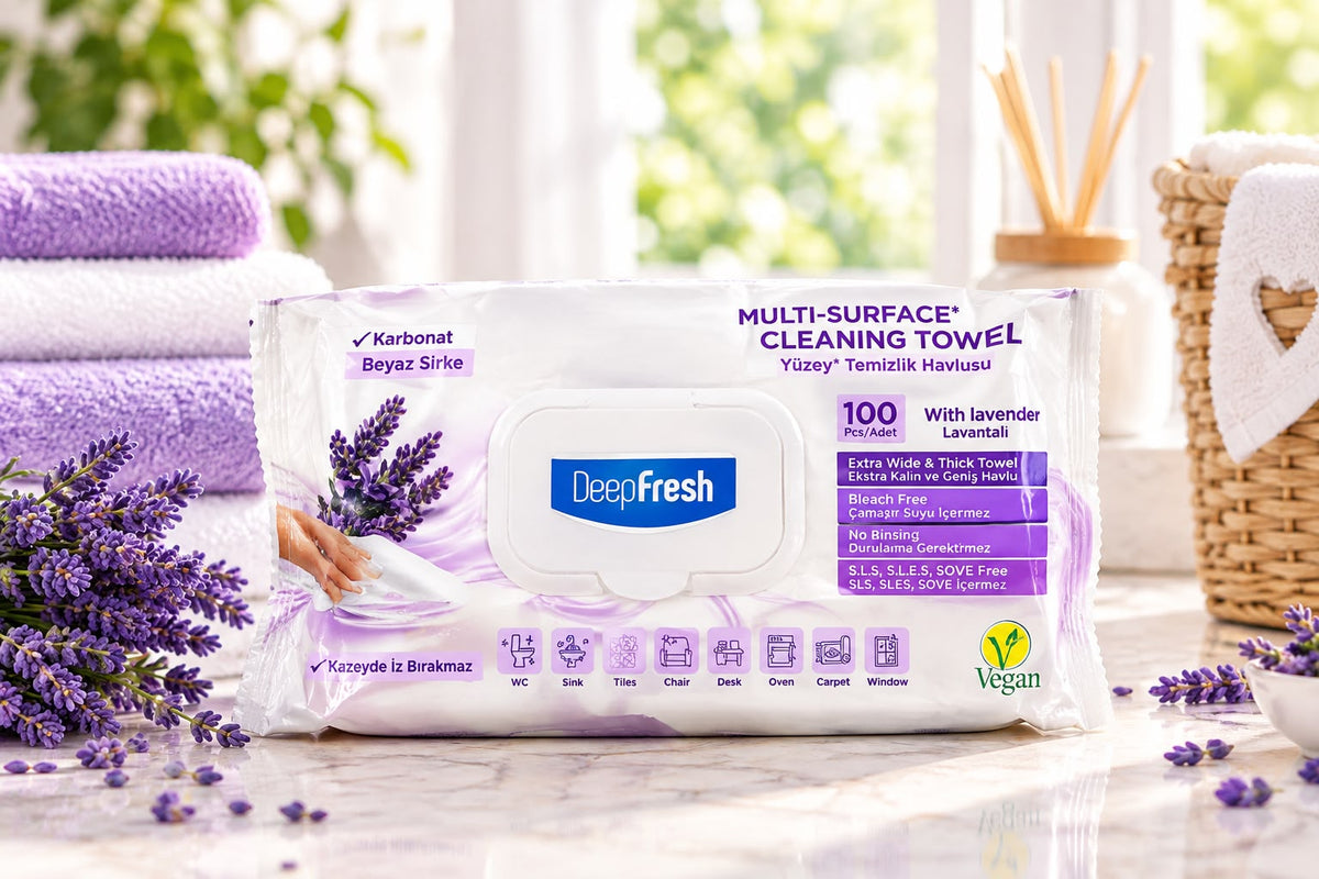 Servetele umede multisuprafete cu lavanda