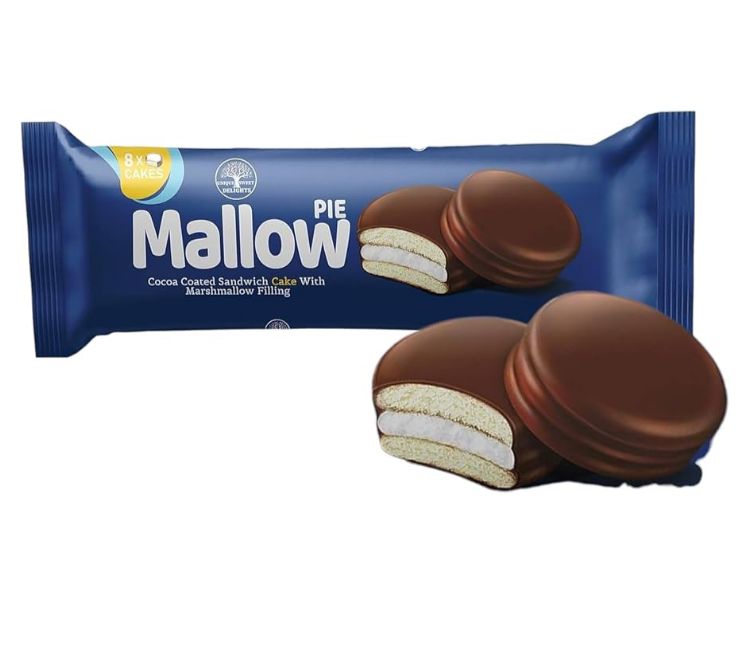 Nukka – Prăjitură bezea cu glazură cacao 184g