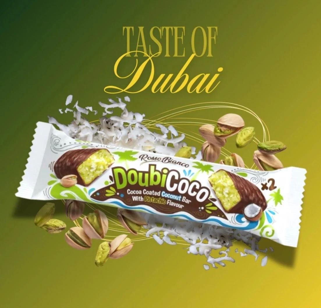 Nukka – Baton ciocolată cu fistic 40g