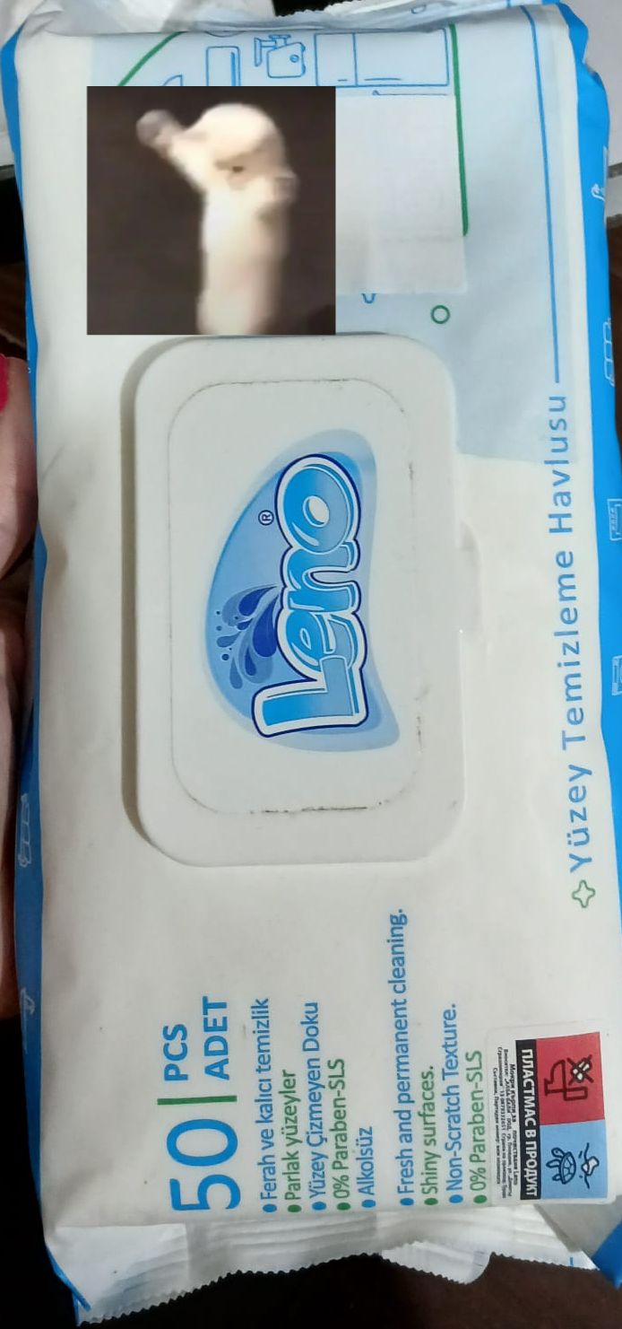 Leno – Șervețele umede multisuprafețe, 50 de bucăți