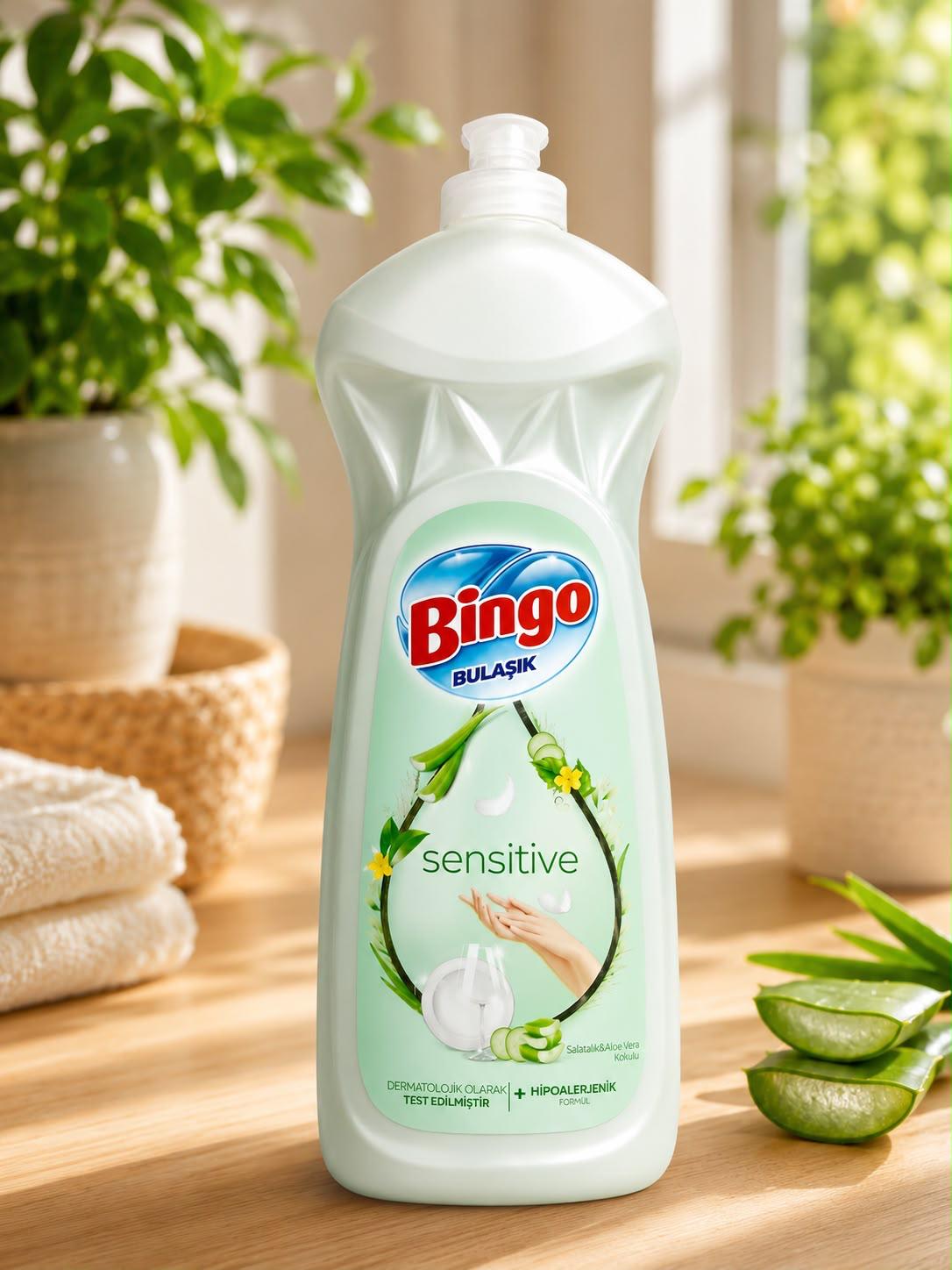 Bingo detergent de vase cu aroma de aloe
