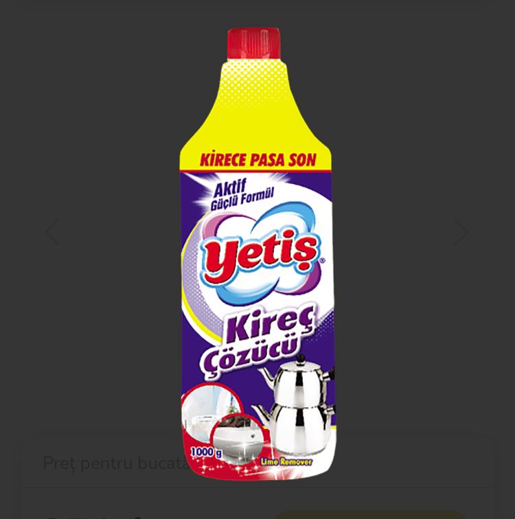 Yetiș – Detartrant anti-calcar 1000ml