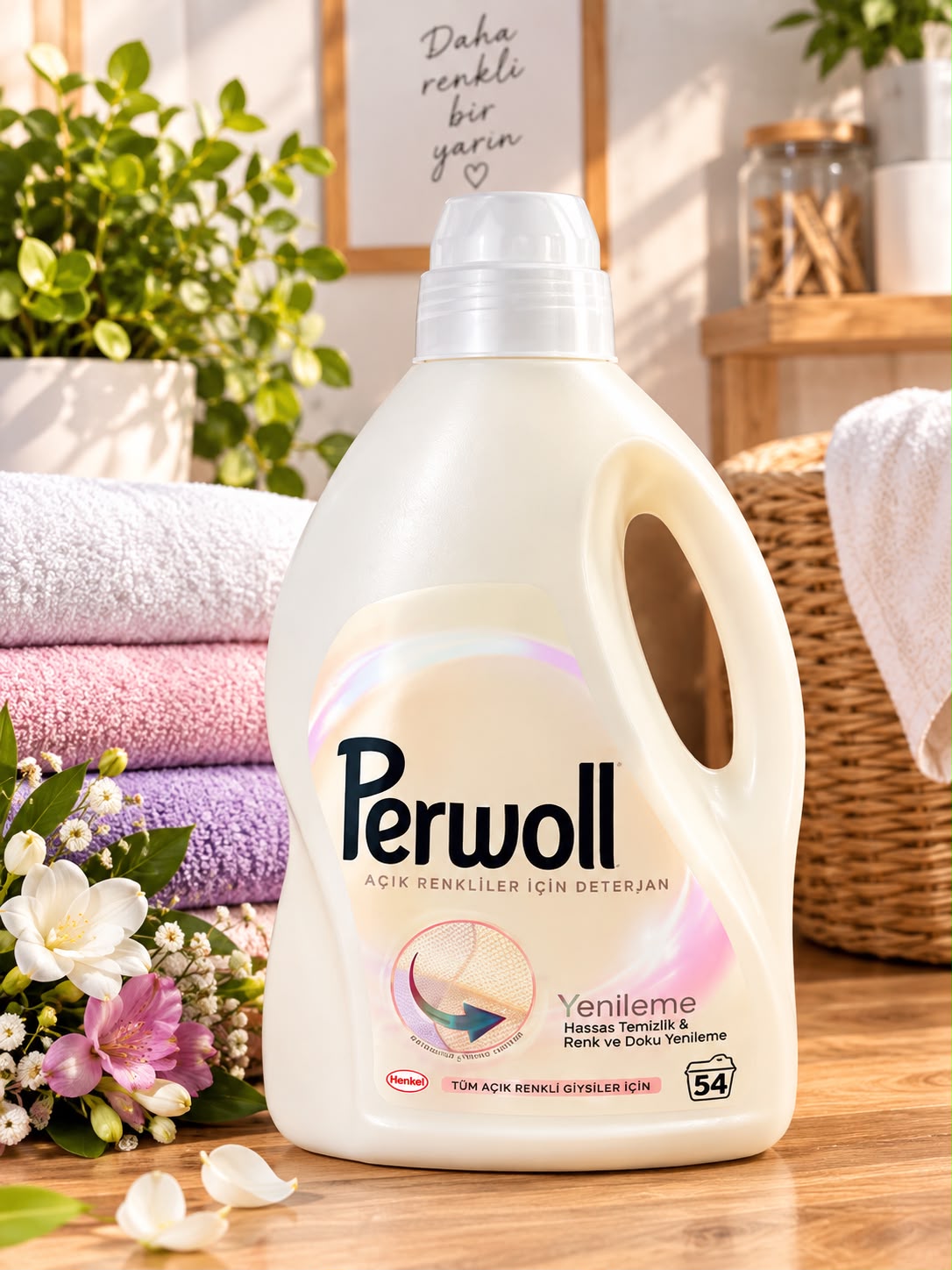 Perwoll pentru rufe albe si deschise