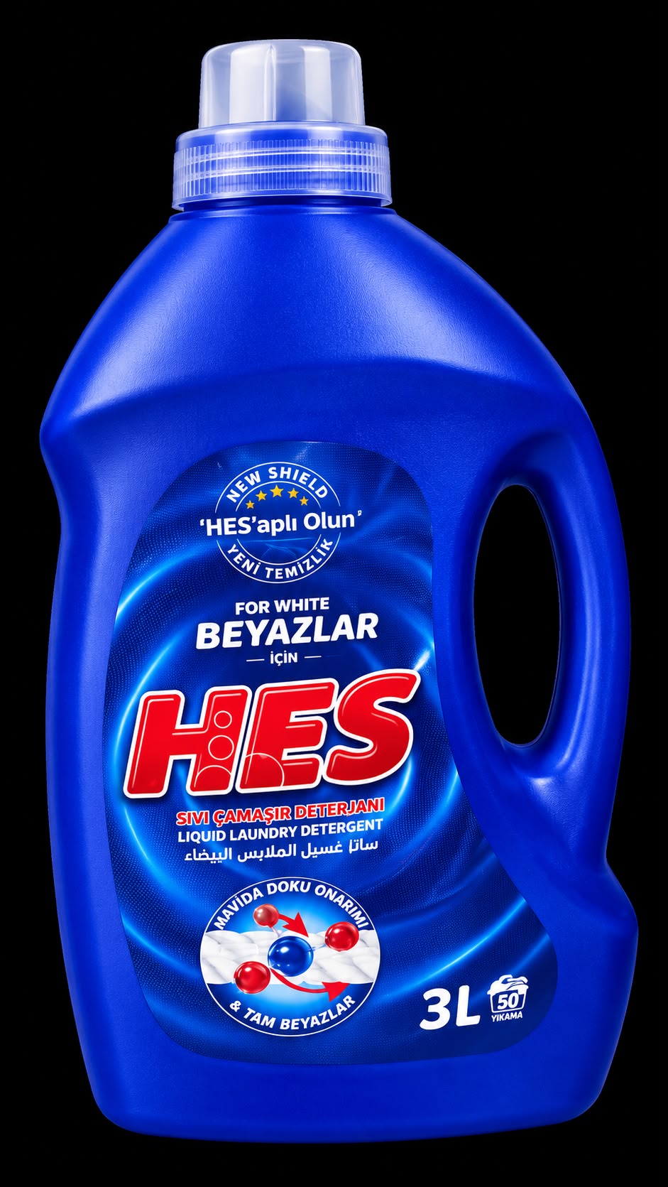 HES detergent lichid pentru rufe albe