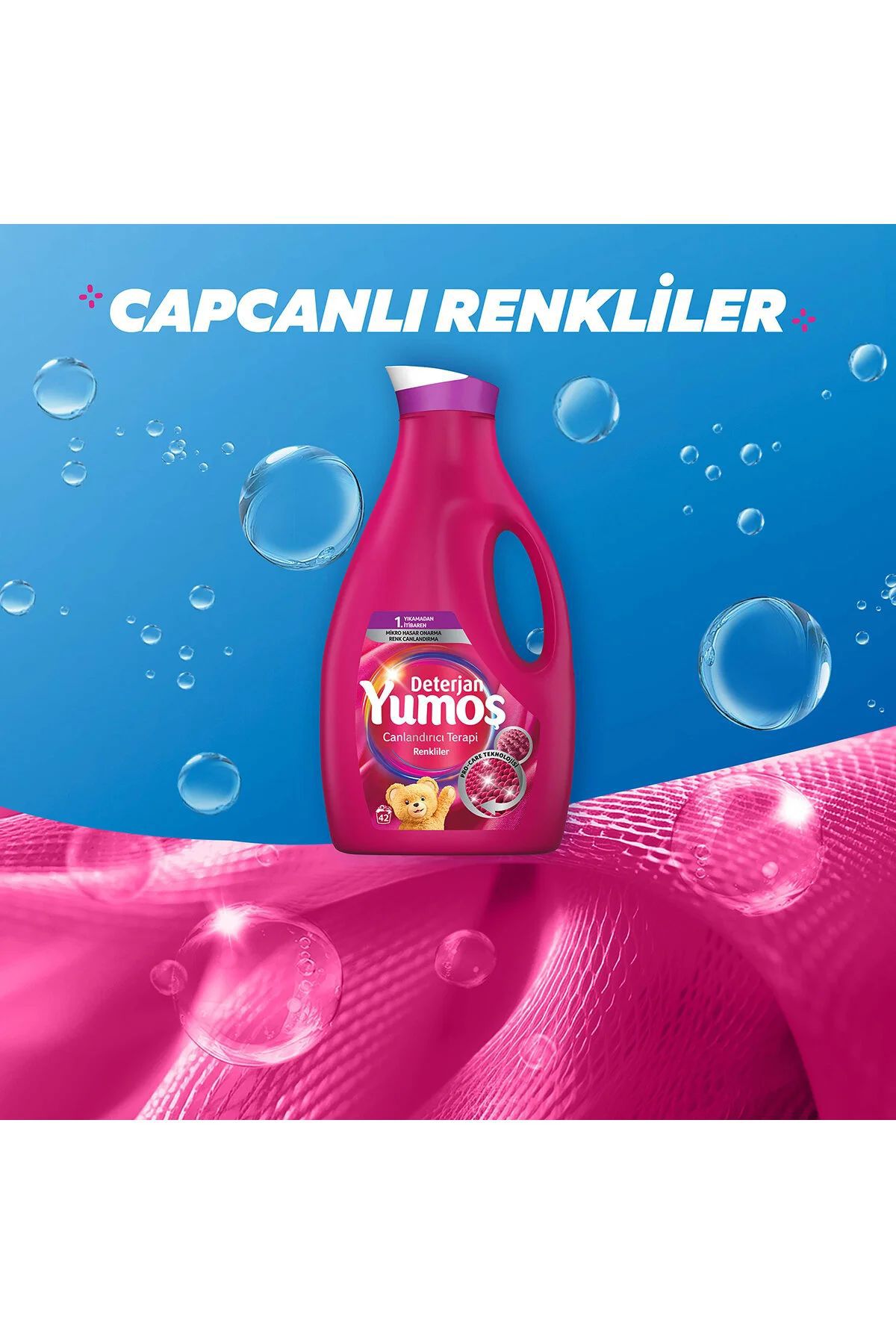 Detergent YUMOS pentru rufe colorate 2520ml